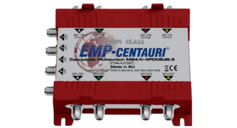 ⁨Multiswitch kaskadowy EMP-centauri MS4/4+4PCN 10dB⁩ w sklepie Wasserman.eu