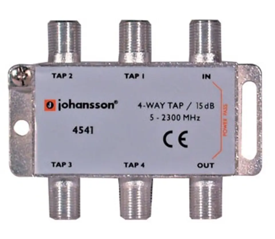 ⁨4 WAY TAP Tap 4-fold Johansson 15 dB 4541⁩ at Wasserman.eu