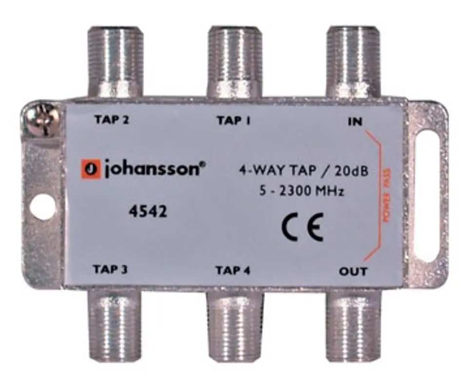 ⁨4 WAY TAP Tap 4-fold Johansson 20 dB 4542⁩ at Wasserman.eu