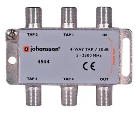 ⁨4 WAY TAP Odgałęźnik 4-krotny Johansson 30 dB 4544⁩ w sklepie Wasserman.eu