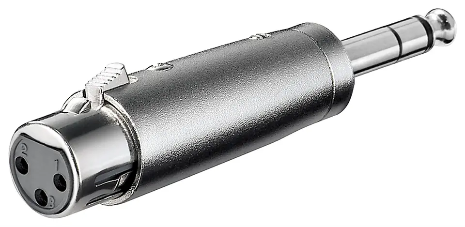 ⁨Adapter audio gniazdo XLR - Jack 6,35mm Goobay⁩ at Wasserman.eu