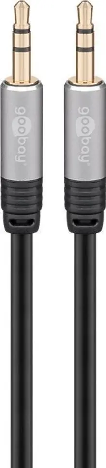 ⁨Audio Jack Cable 3.5mm AUX Goobay Plus 1.5m⁩ at Wasserman.eu