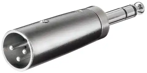 ⁨Adapter audio wtyk XLR - Jack 6.35mm Goobay⁩ w sklepie Wasserman.eu