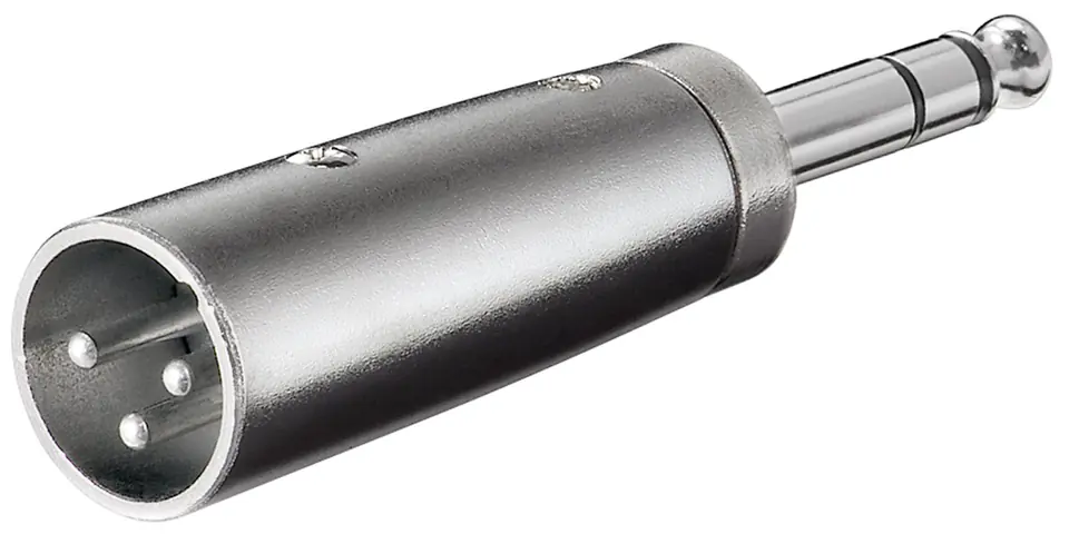 ⁨Audio adapter XLR plug - Jack 6,35mm Goobay⁩ at Wasserman.eu