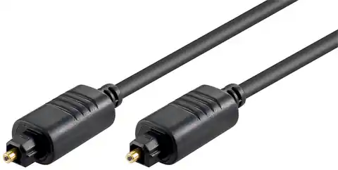 ⁨Optisches Kabel Toslink T-T 5.0mm Goobay - 1m⁩ im Wasserman.eu