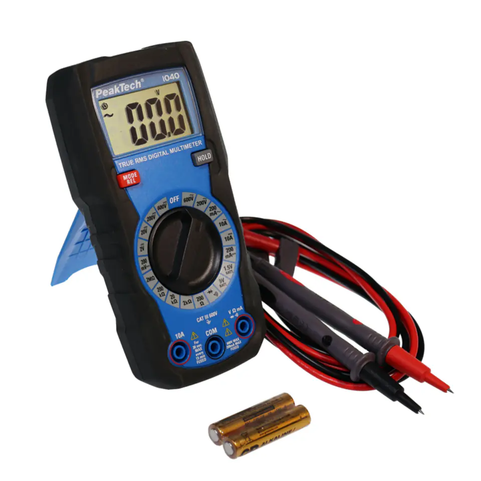 Multimetr cyfrowy TrueRMS 10A 600V PeakTech 1040 w sklepie Wasserman.eu