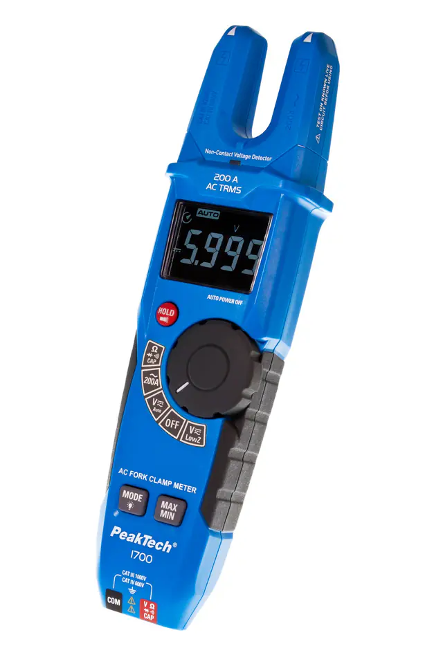 ⁨RMS Hold Clamp Meter 1000V 200A PeakTech 1700⁩ at Wasserman.eu