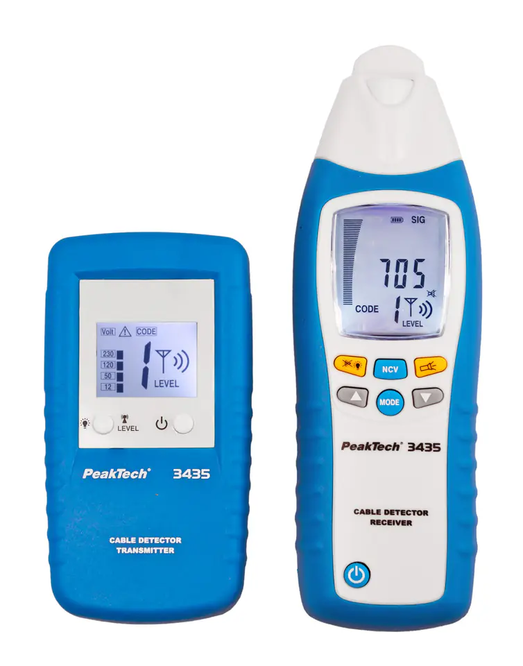 ⁨Bezprzewodowy Detektor Kabli Zestaw PeakTech 3435⁩ w sklepie Wasserman.eu