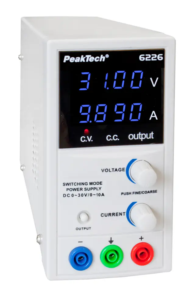 Zasilacz laboratoryjny 30V 10A PeakTech 6226 w sklepie Wasserman.eu