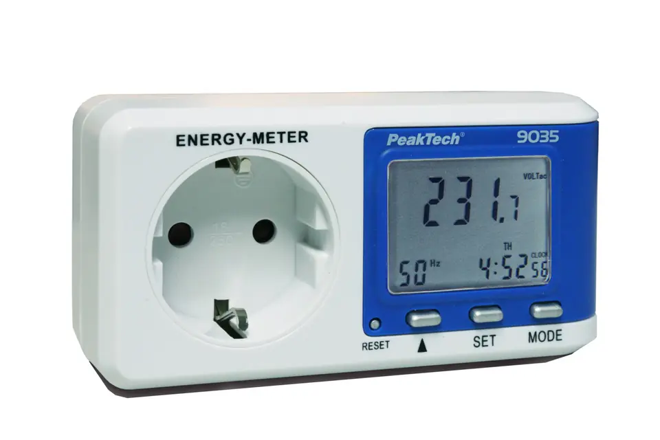 ⁨PeakTech 9035 Digital Energy Consumption Meter⁩ at Wasserman.eu