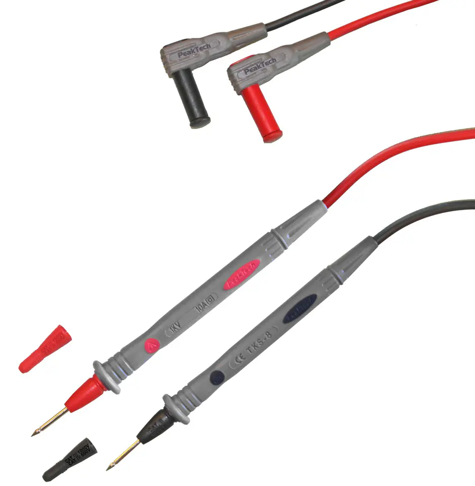 ⁨Test Leads with 2mm Peaktech Tip TKS-8⁩ at Wasserman.eu