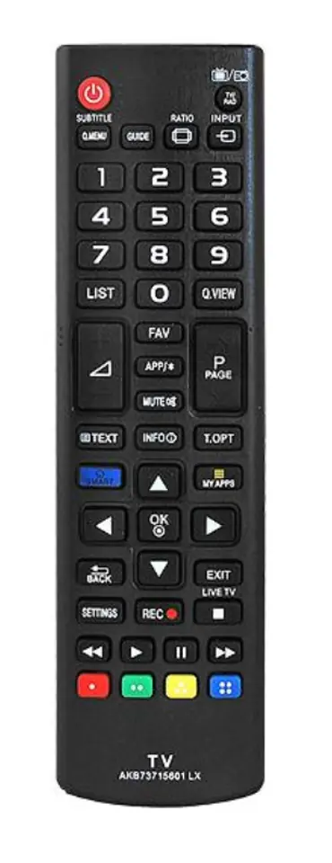 ⁨Remote control for LG SMART LCD/LED TVs⁩ at Wasserman.eu