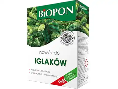 ⁨Biopon fertilizer for conifers, cardboard 1 kg⁩ at Wasserman.eu