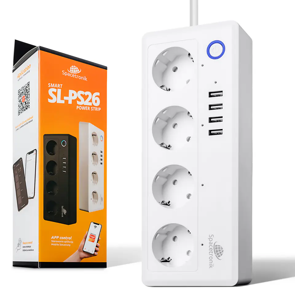 Power strip Spacetronik Smart Life SL-PS26 at Wasserman.eu