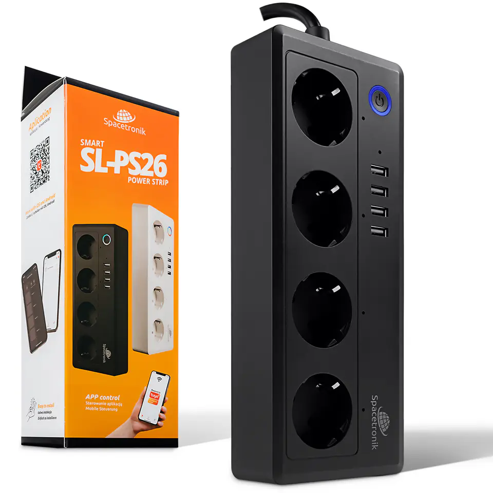 Listwa zasilająca Spacetronik Smart Life SL-PS26B w sklepie Wasserman.eu
