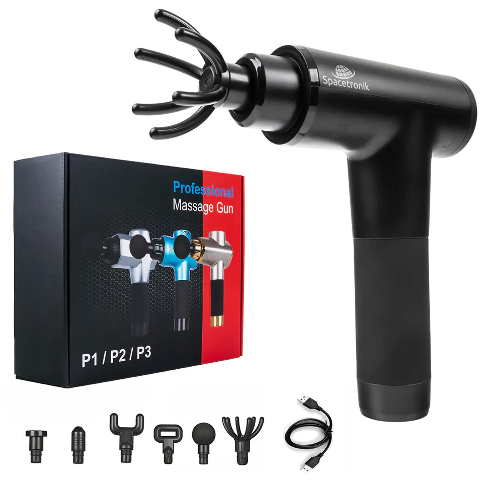 Pistolet do masażu Massage Gun Spacetronik SP1100B at Wasserman.eu