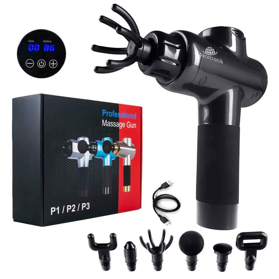 Pistolet do masażu Massage Gun Spacetronik SP2100B at Wasserman.eu