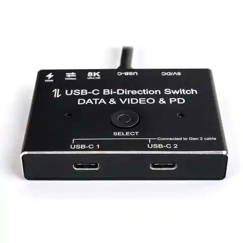 ⁨Sumator lub rozgałęźnik USB-C 2x1 1x2 SPC-BID01⁩ w sklepie Wasserman.eu