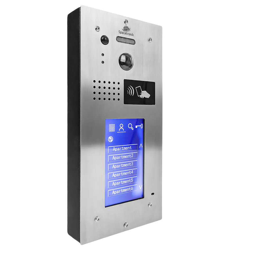 ⁨Multi-family video intercom Spacetronik SPD-D1M1⁩ at Wasserman.eu