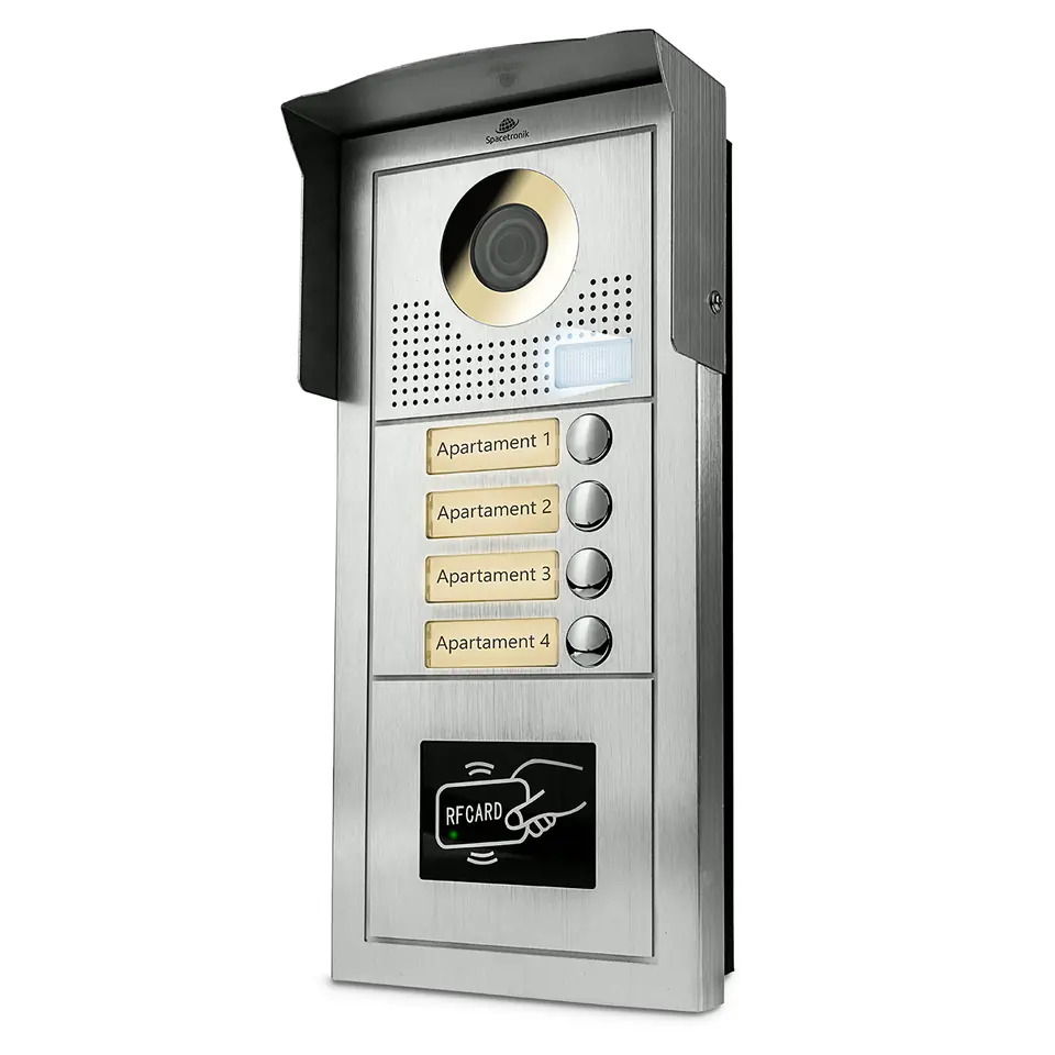 ⁨Four-family video intercom Spacetronik SPD-DS914⁩ at Wasserman.eu