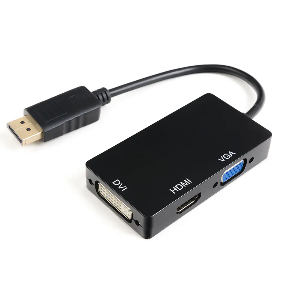 ⁨Multiport DisplayPort na HDMI DVI VGA SPD-M01⁩ w sklepie Wasserman.eu