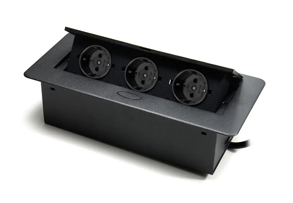 ⁨Tabletop socket Spacetronik SPS-D33B V2⁩ at Wasserman.eu