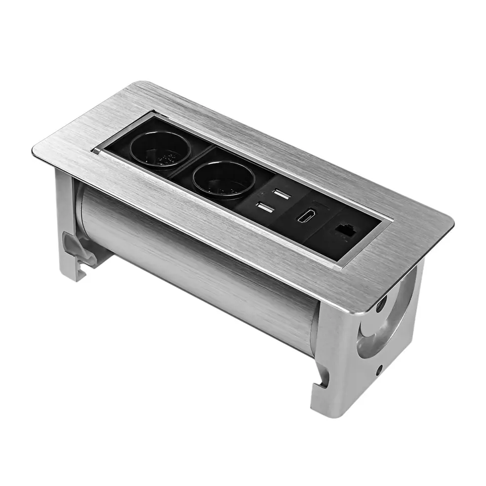 ⁨Rotating table top socket Spacetronik SPS-O26S V2⁩ at Wasserman.eu