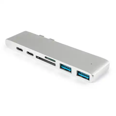 ⁨Multiport USB-C na 2x USB, 2x USB-C do Macbook⁩ w sklepie Wasserman.eu