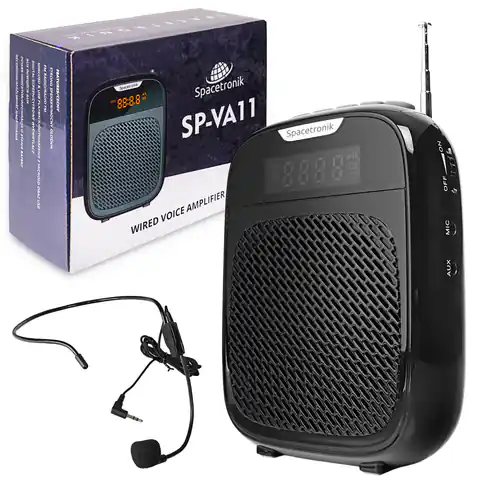 ⁨Wired voice amplifier microphone SP-VA11 +FM⁩ at Wasserman.eu