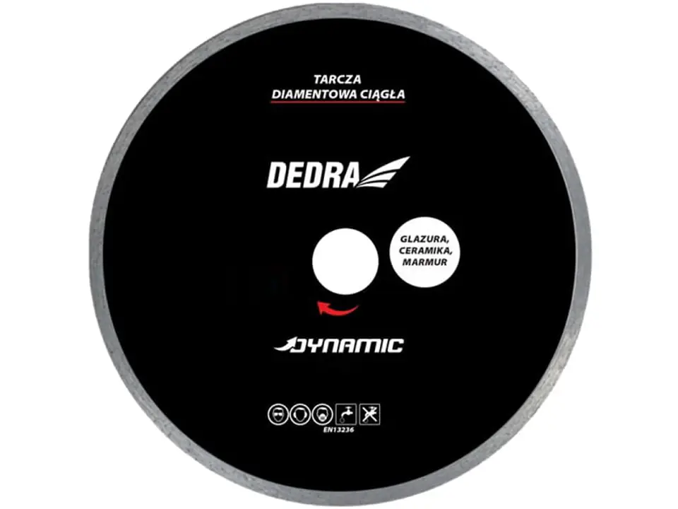 ⁨Dedra Dynamic diamond blade 22.2 mm bore (125 mm)⁩ at Wasserman.eu