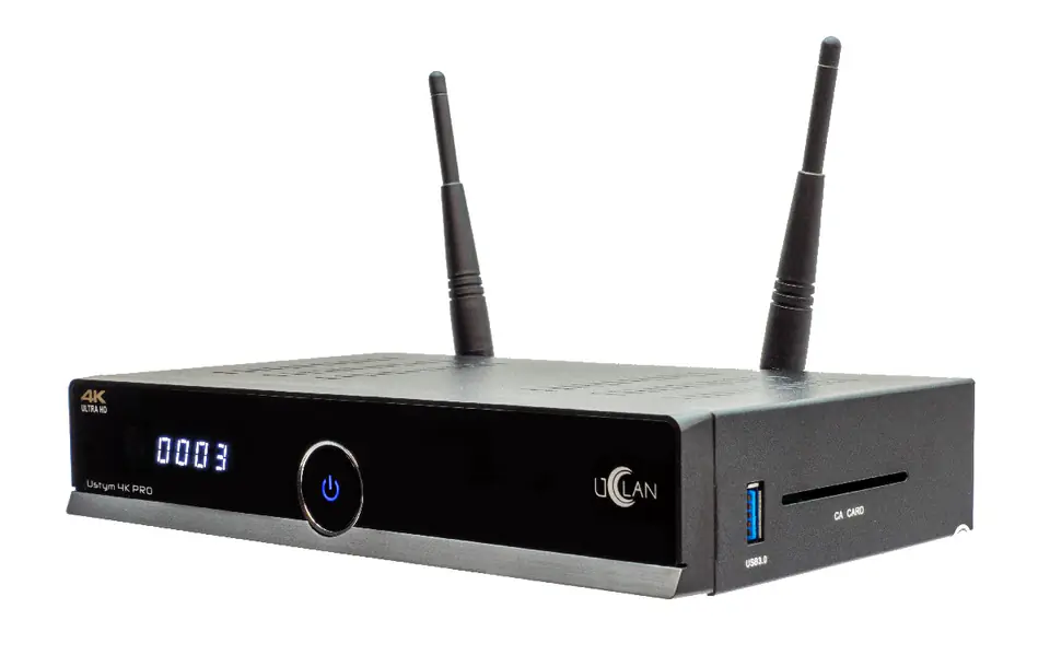 Set-Top-Box Ustym 4K PRO UHD E2 DVB-S2X & DVB-C/T2 im Wasserman.eu
