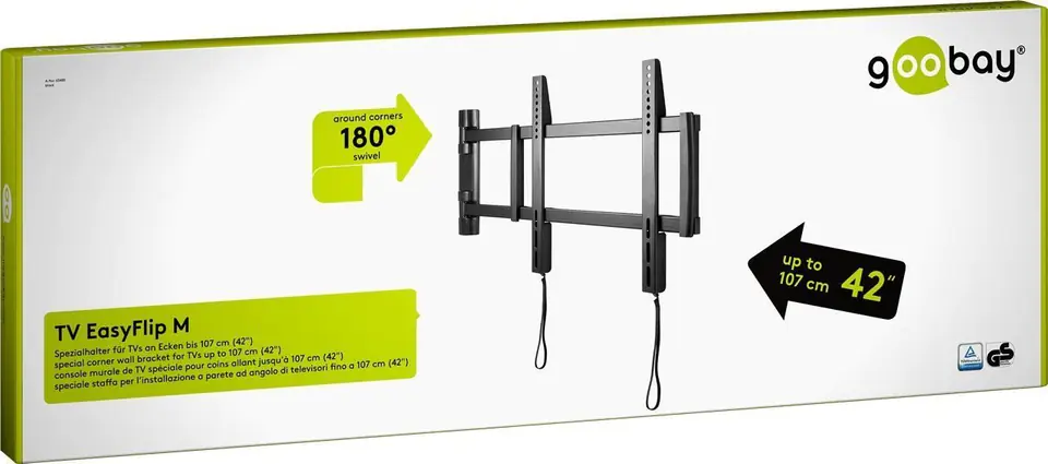 ⁨TV Mount EasyFlip M 26"-42" Goobay⁩ at Wasserman.eu