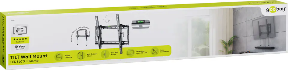 Uchwyt TV Goobay PRO TILT M 32"-55" do 70kg w sklepie Wasserman.eu