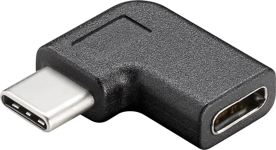 ⁨Angle adapter USB-C socket-plug FLAT Goobay⁩ at Wasserman.eu