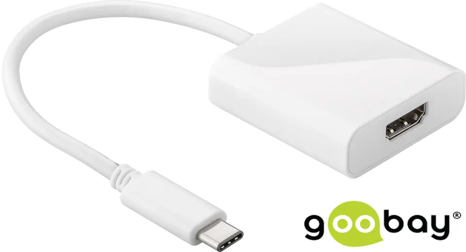 ⁨Adapter USB-C na gniazdo HDMI Goobay⁩ w sklepie Wasserman.eu