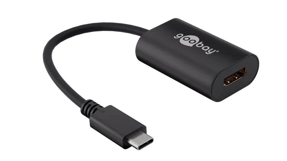 ⁨USB-C to HDMI 4K 2160p Goobay 60Hz Adapter⁩ at Wasserman.eu