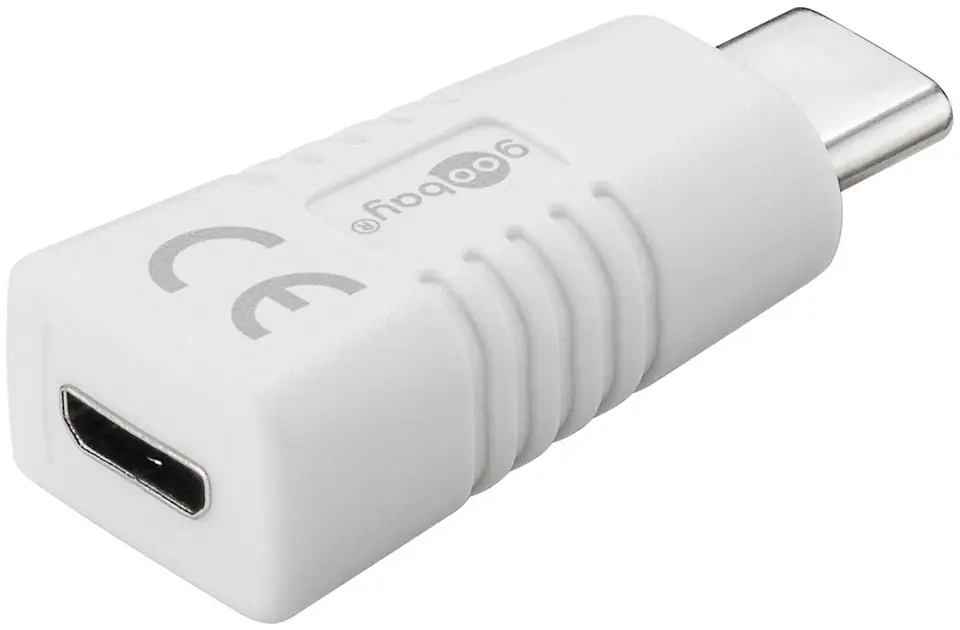 ⁨Adapter wtyk USB-C - gniazdo micro USB Goobay⁩ w sklepie Wasserman.eu