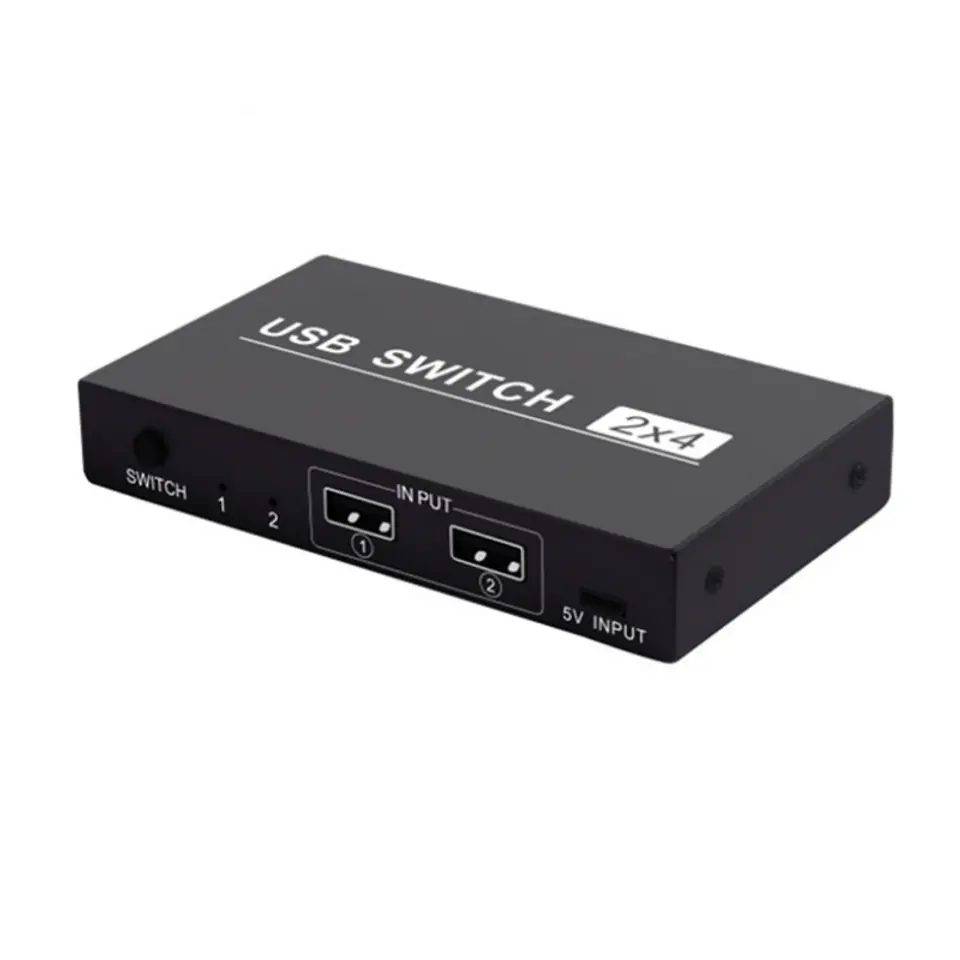 ⁨Switch drukarek KVM Printer USB 2/4 SPU-24PS⁩ w sklepie Wasserman.eu