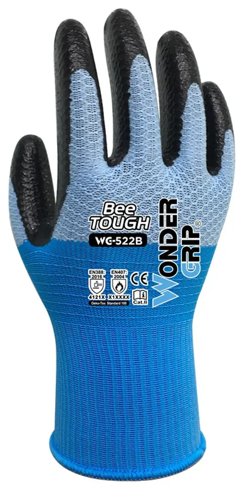 ⁨Protective gloves Wonder Grip WG-522B XXL/11 Bee-T⁩ at Wasserman.eu