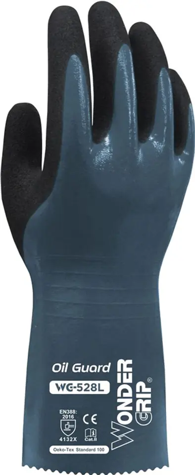 ⁨Protective gloves Wonder Grip WG-528L M/8 Oil Guar⁩ at Wasserman.eu