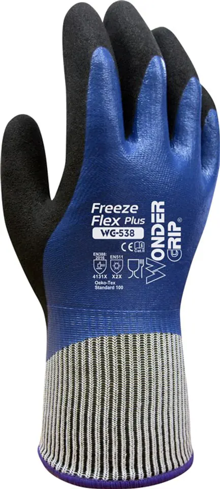 ⁨Rękawice ochronne Wonder Grip WG-538 M/8 Freeze Fl⁩ w sklepie Wasserman.eu