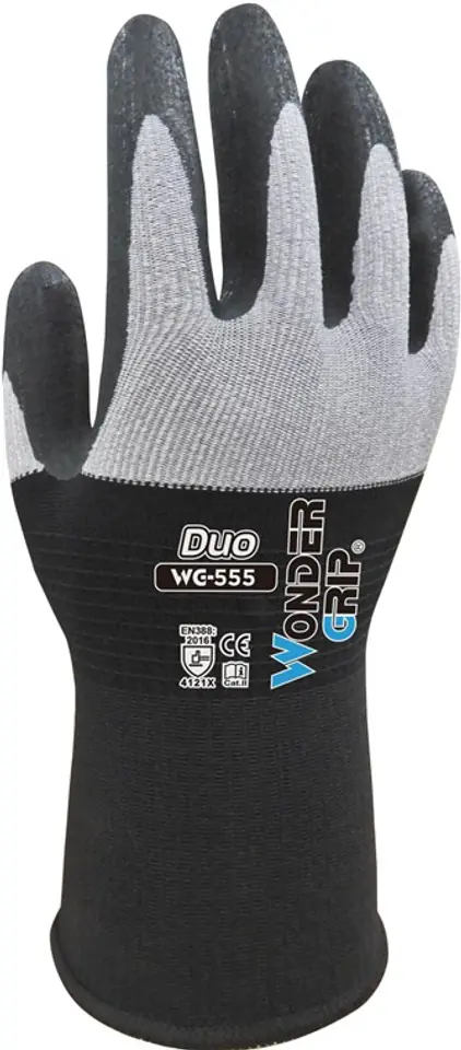 ⁨Rękawice ochronne Wonder Grip WG-555 XXL/11 Duo⁩ w sklepie Wasserman.eu