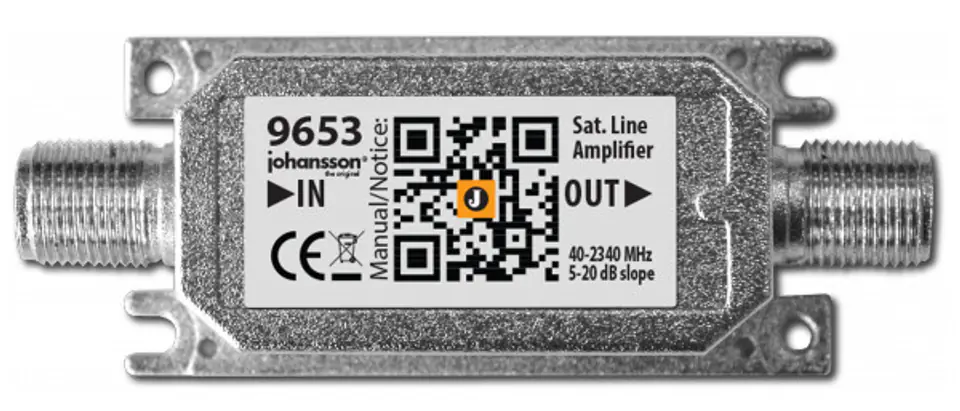 ⁨Wzmacniacz SAT 40-2340 MHz Johansson 9653 WideBand⁩ w sklepie Wasserman.eu