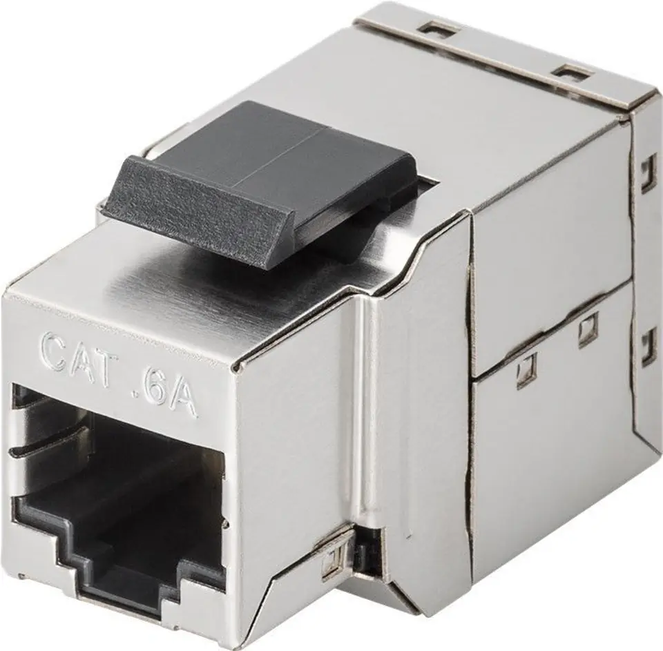 ⁨Keystone RJ45 CAT 6A STP Modular Connector 2xRJ45⁩ at Wasserman.eu