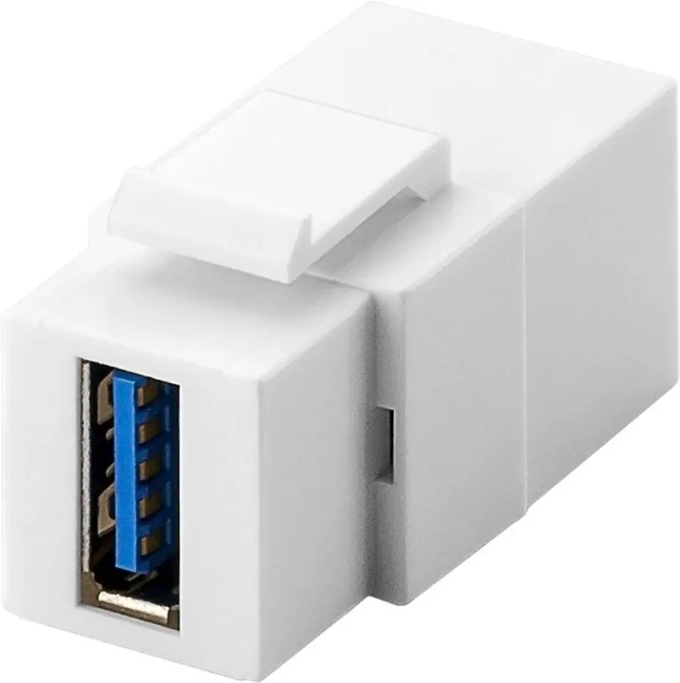 ⁨Keystone USB 3.0 module - USB-A socket &gt; USB-A socket 79927⁩ at Wasserman.eu