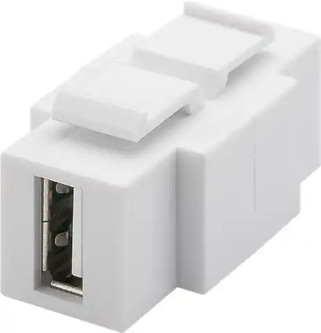 ⁨Złącze Keystone przedłużenie kabla USB typ A-B⁩ w sklepie Wasserman.eu