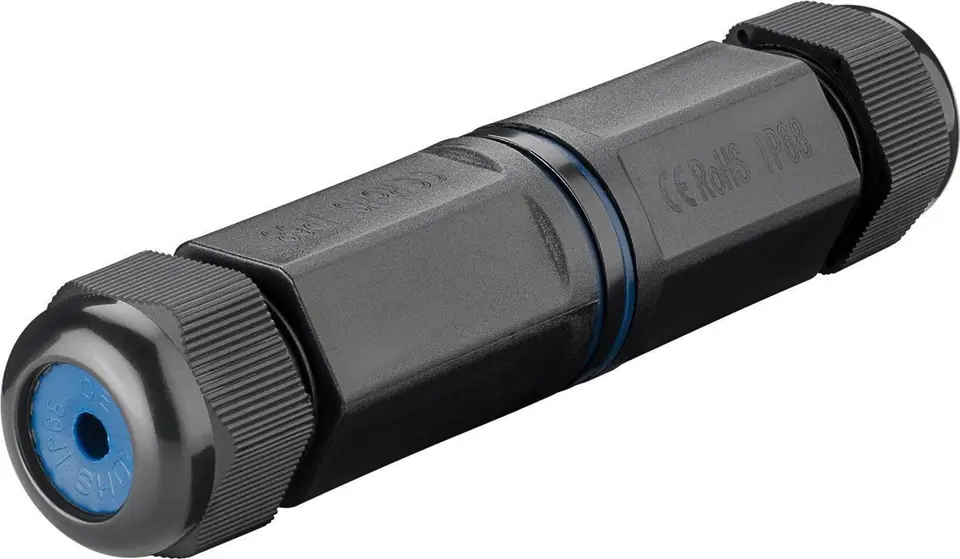 ⁨RJ45 CAT5/6/7 IP68 Goobay Network Cable Connector⁩ at Wasserman.eu