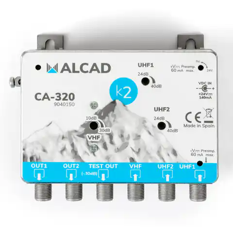 ⁨wzm. Multiband ALCAD CA-320 24-230V 3/1 40dB⁩ im Wasserman.eu