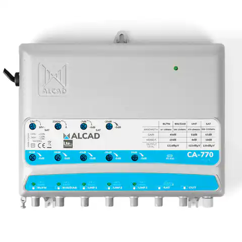 ⁨wzm. Multiband ALCAD CA-770 24V VHF UHF SAT⁩ im Wasserman.eu