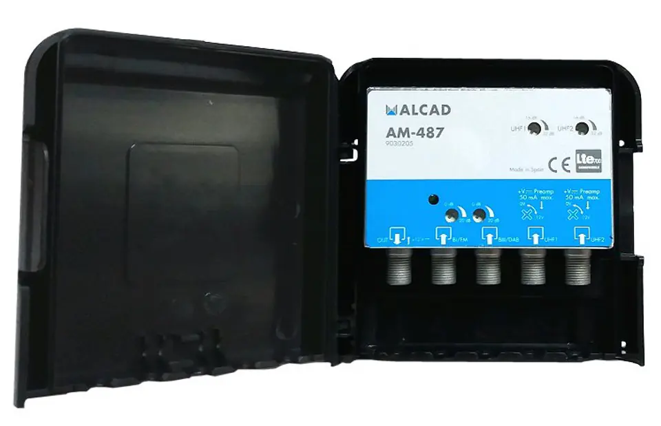 ⁨Alcad Mast Amplifier AM-487 32dB 2xUHF+VHF+FM⁩ at Wasserman.eu